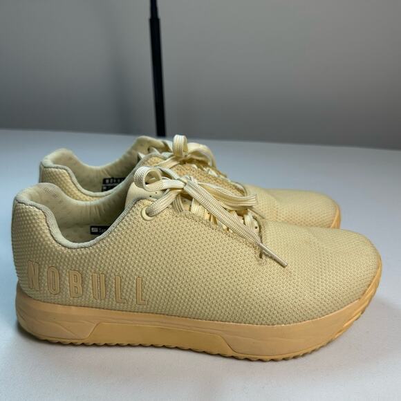 Nobull Impact Superfabric Trainers Butter Yellow Mens 9.5/ Womens 11 EUC - Picture 1 of 7